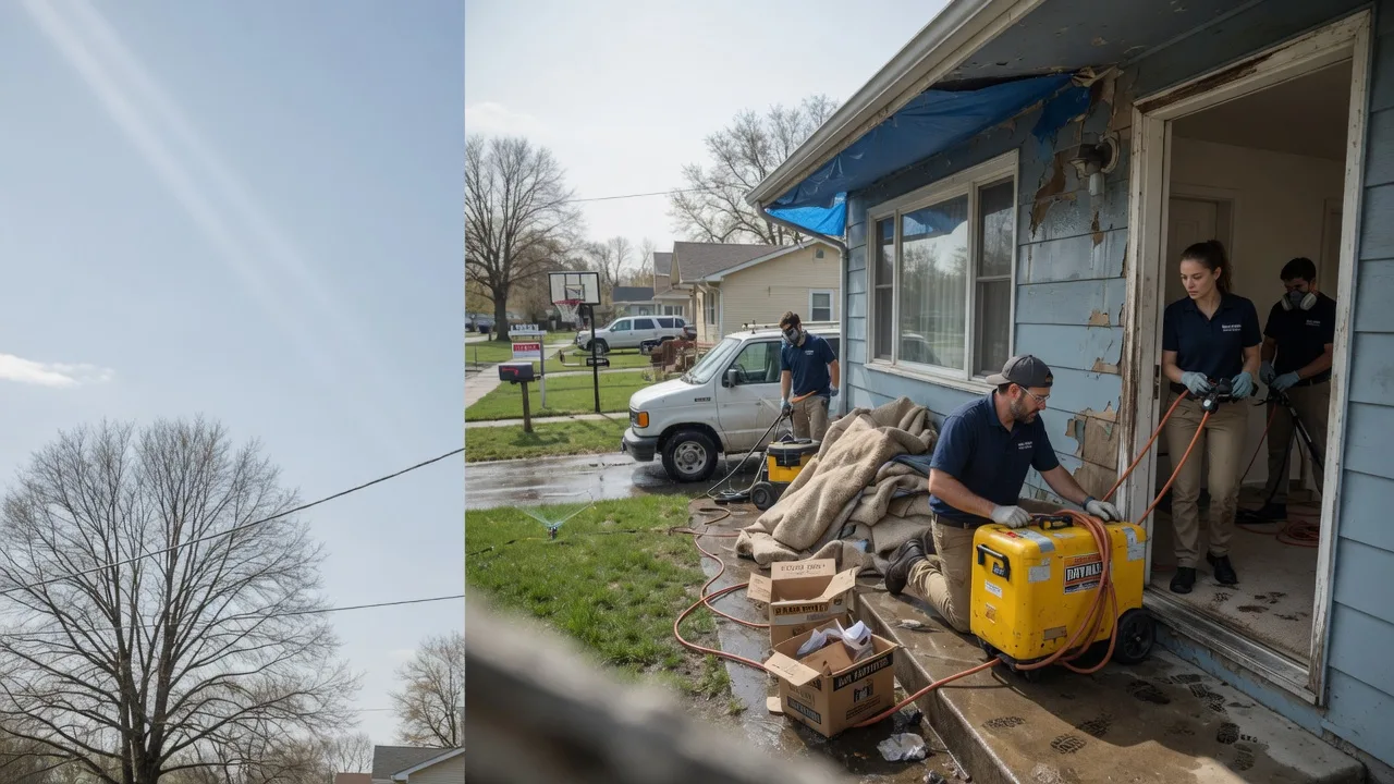 Basement Flood Cleanup in Old Monroe, MO near me